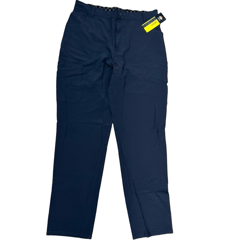 NWT Dickies Retro Scrub Pants Men's XL Tall Pewter Gray Zip Front Scrubs Bottoms
